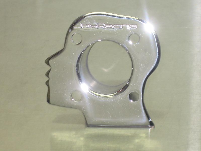 Jay Racing Front Wastegate Dump Outer Plate, Jays Profile Design - Click Image to Close
